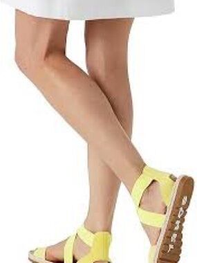 Sorel Yellow Women's Strappy Sandals